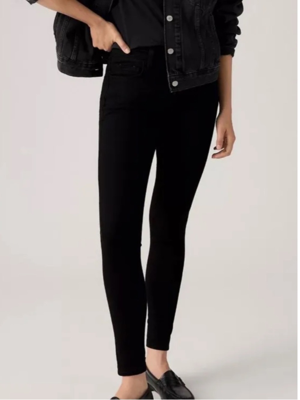Levi’s Black High-Waist Skinny Jeans